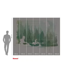 KomarVlies Fototapete Star Wars Endor Speeders 350x280 cm
