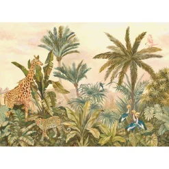 KomarVlies Fototapete Tropical Vintage Garden 400x280 cm