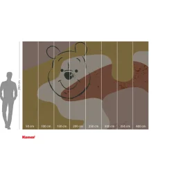 KomarVlies Fototapete Winnie the Pooh Bee 400x280 cm