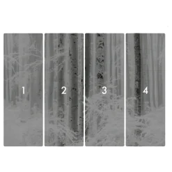 KomarVlies Fototapete Winter Wood 400x280 cm