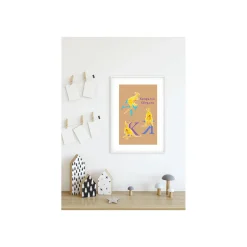 KomarWandbild ABC Animal K 50x70 cm