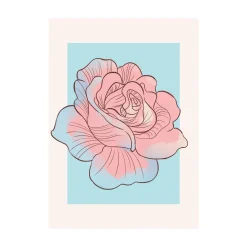 KomarWandbild Cinderella Rose 50x70 cm