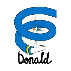 KomarWandbild Donald Duck Spiral 40x50 cm