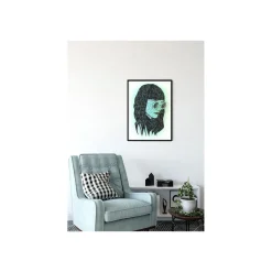 KomarWandbild Grid Green 50x70 cm