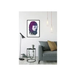 KomarWandbild Grid Violet 50x70 cm