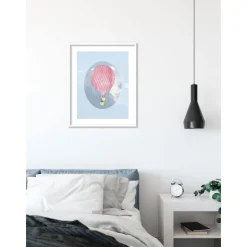 KomarWandbild Happy Balloon Blue 40x50 cm