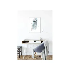 KomarWandbild Jellyfish Watercolor 50x70 cm