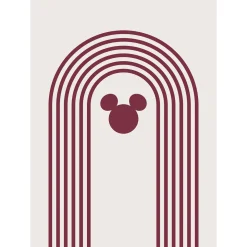 KomarWandbild Minimal Mickey 50x70 cm