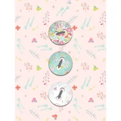 KomarWandbild Minnie Mouse Buttons 50x70 cm