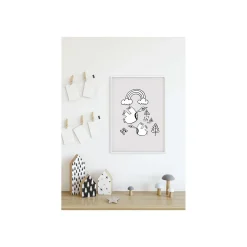 KomarWandbild Scribble Birdy 50x70 cm