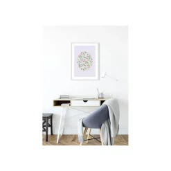 KomarWandbild Shelly Patterns Lavender 50x70 cm