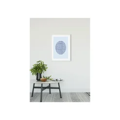 KomarWandbild Shelly Patterns Blue 40x50 cm
