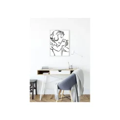 KomarWandbild Snow White Apple Bite white 50x70 cm