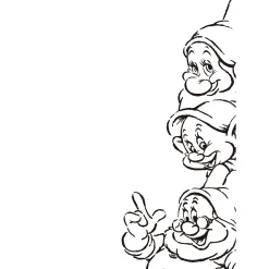 KomarWandbild Snow White Dwarves 40x50 cm