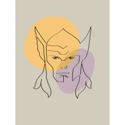 KomarWandbild Soulful Sanctuary Thor Head 40x50 cm