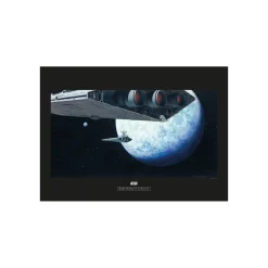 KomarWandbild Star Wars Classic Hoth Orbit 70x50 cm