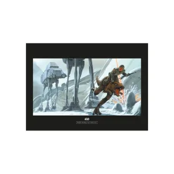 KomarWandbild Star Wars Classic Hoth Battle Ground 70x50 cm