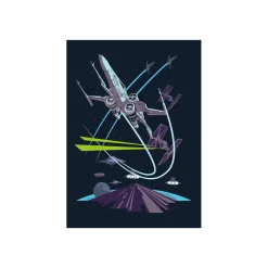 KomarWandbild Star Wars Classic Vector X-Wing 50x70 cm
