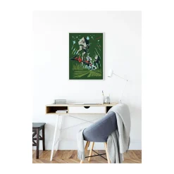KomarWandbild Star Wars Classic Vector Endor 40x50 cm