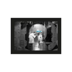 KomarWandbild Star Wars Classic Leia R2D2 Upload 50x40 cm