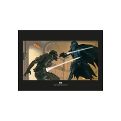 KomarWandbild Star Wars Classic Vader Luke Hallway 50x40 cm