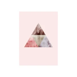 KomarWandbild Triangles Top Red 50x70 cm