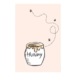 KomarWandbild Winnie the Pooh Hunny Pot 50x70 cm