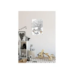 KomarWandbild Winnie the Pooh Playground 50x70 cm