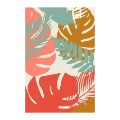 KomarWandbild Winter Tropics Black Panther Plants 50x70 cm
