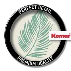 KomarWandbild Winter Tropics Black Panther Palm Leaf 40x50 cm