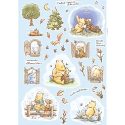 KomarWandtattoo Winnie the Pooh Adventures 50x70 cm