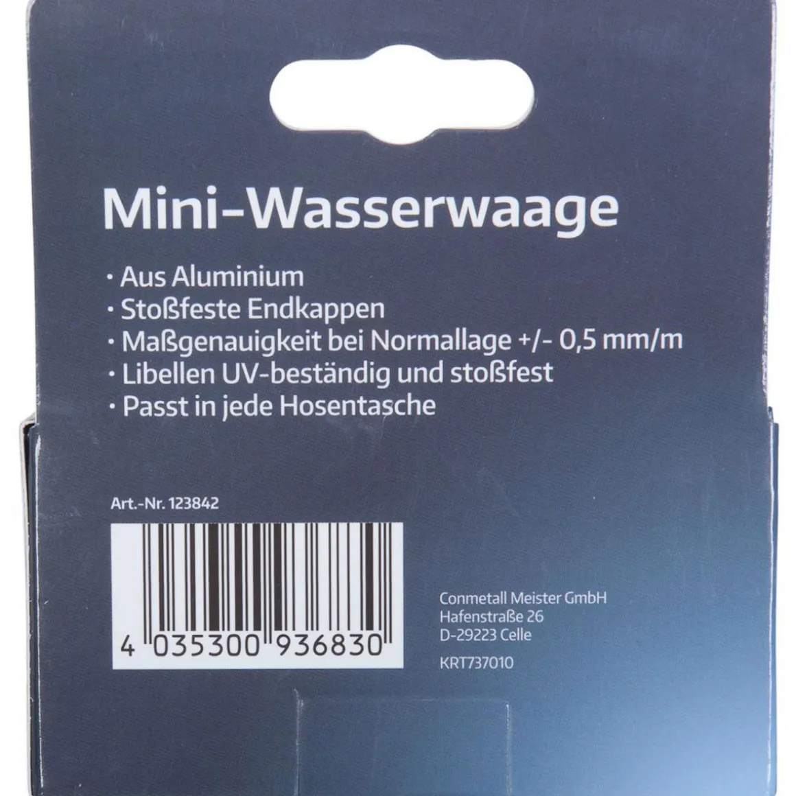 Krone Mini-Wasserwaage 10 cm magnetisch