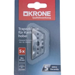 Krone Trapez-Klinge 53 x 19 x 0,5 mm 5 Stück
