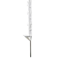 Kunststoffpfahl Titan Plus 110 cm weiß 5 Stück