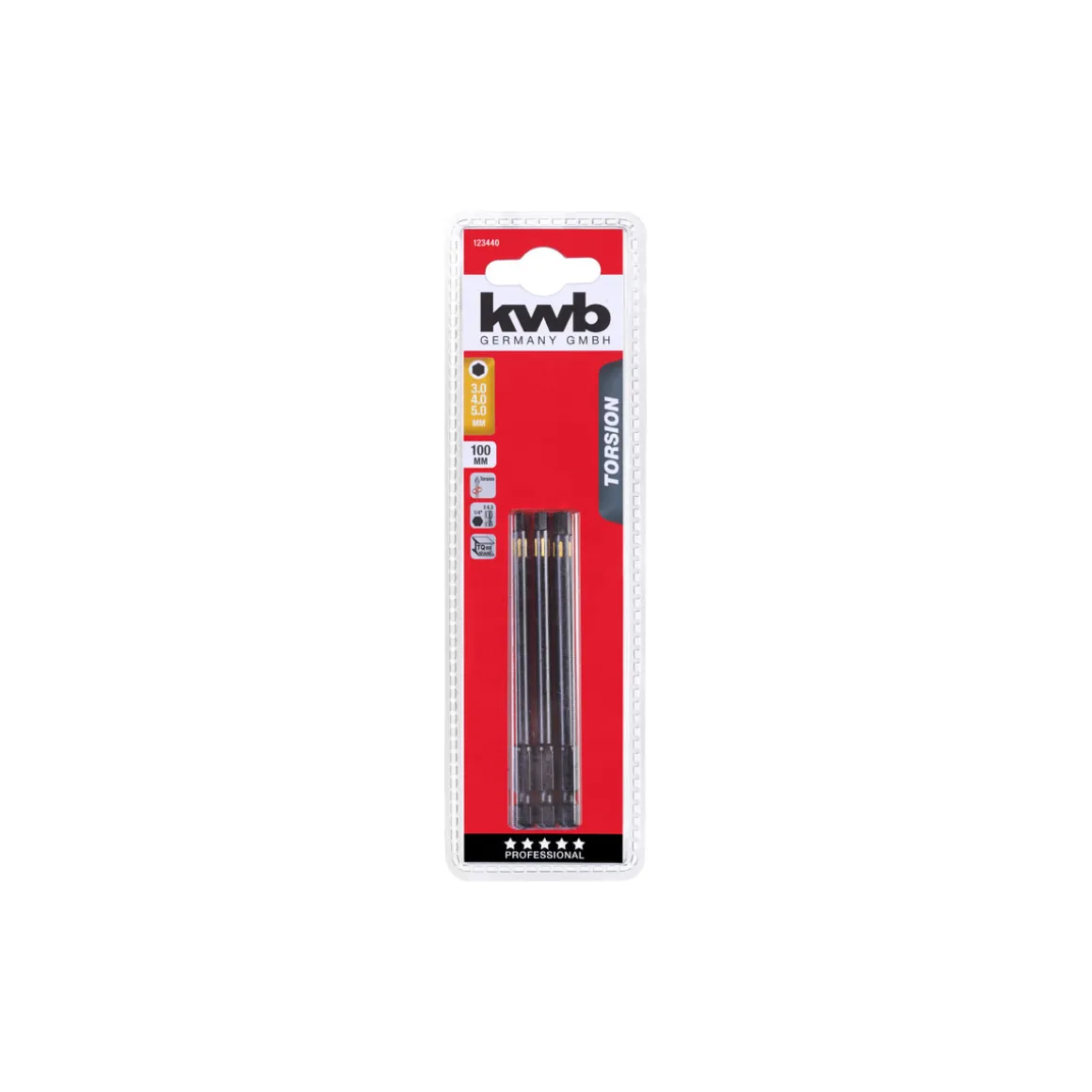 kwbBit Set Torison 100 mm