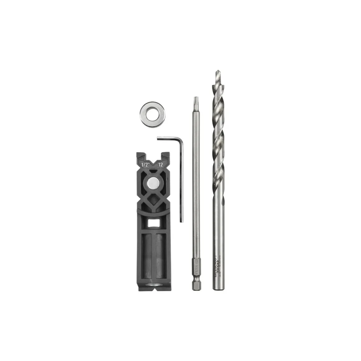 kwbBohrschablone Taschenloch 5 teilig
