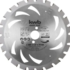 kwbDünnschnitt-Kreissägeblatt Easy Cut Durchmesser 165 mm