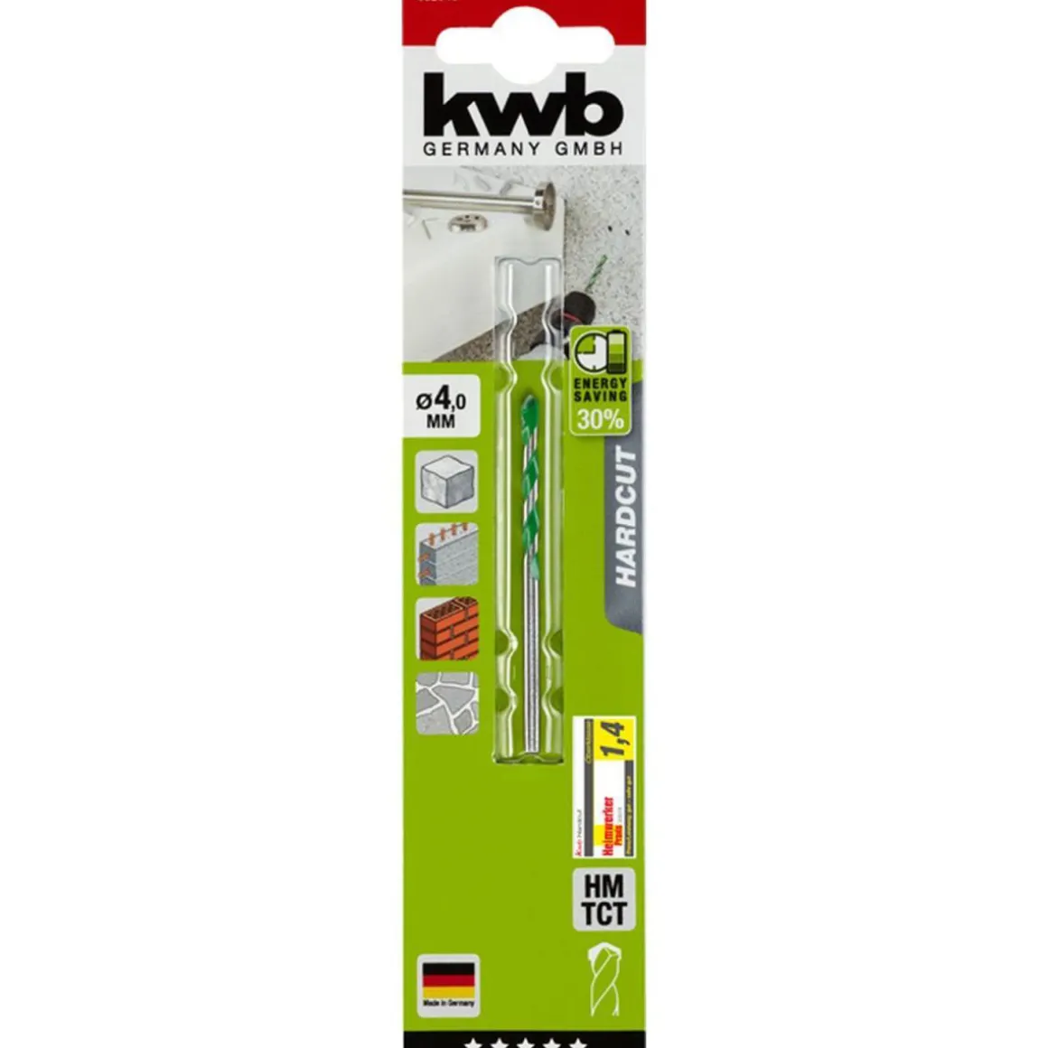 kwbGranitbohrer Hardcut Durchmesser 4 mm