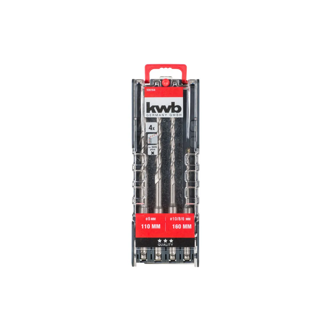kwbHammerbohrersatz SDS plus 4 teilig