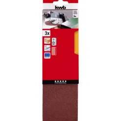 kwbSchleifbänder Holz und Metall 75 x 533 mm K80