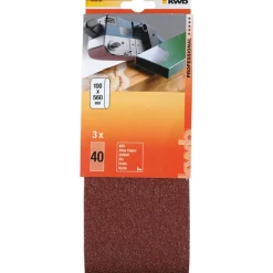 kwbSchleifbänder Holz und Metall 100 x 560 mm K40