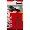 kwbSchleifdreiecke Quick Stick Holz und Metall K180