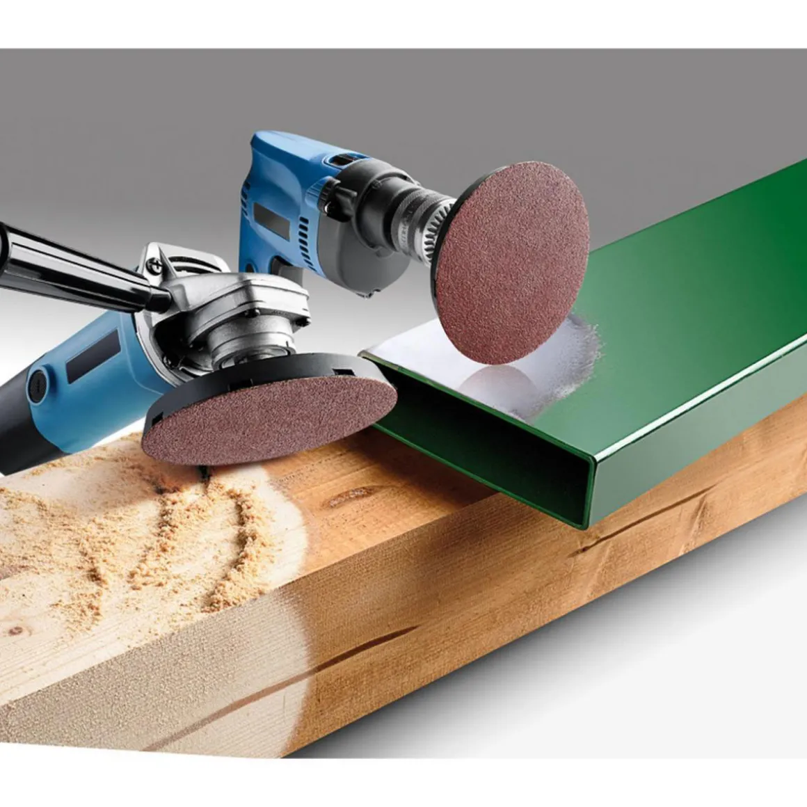kwbSchleifscheiben Quick-Stick Holz und Metall Durchmesser 125 mm K80