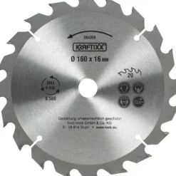kwbSpanplattensägeblatt für Handkreissäge Durchmesser 160x16 mm