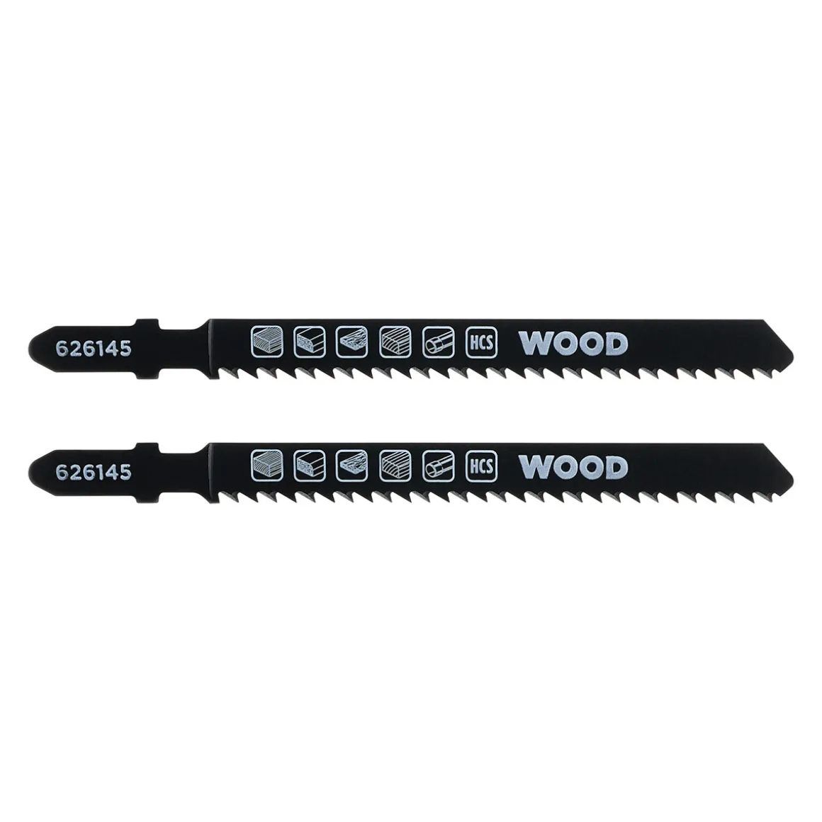 kwb Stichsägeblätter Down-Cut HCS-mit T-Schaft für Holz fein 2-tlg. 100 mm