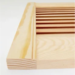Lamellentür Kiefer natur 61,5 x 39,4 x 2 cm