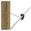 Langstiel-Bandisolator 22 cm schwarz 10 Stück