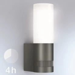 LED-AL L605 anth. 13x8x26 cm 9,5W 180GIP44