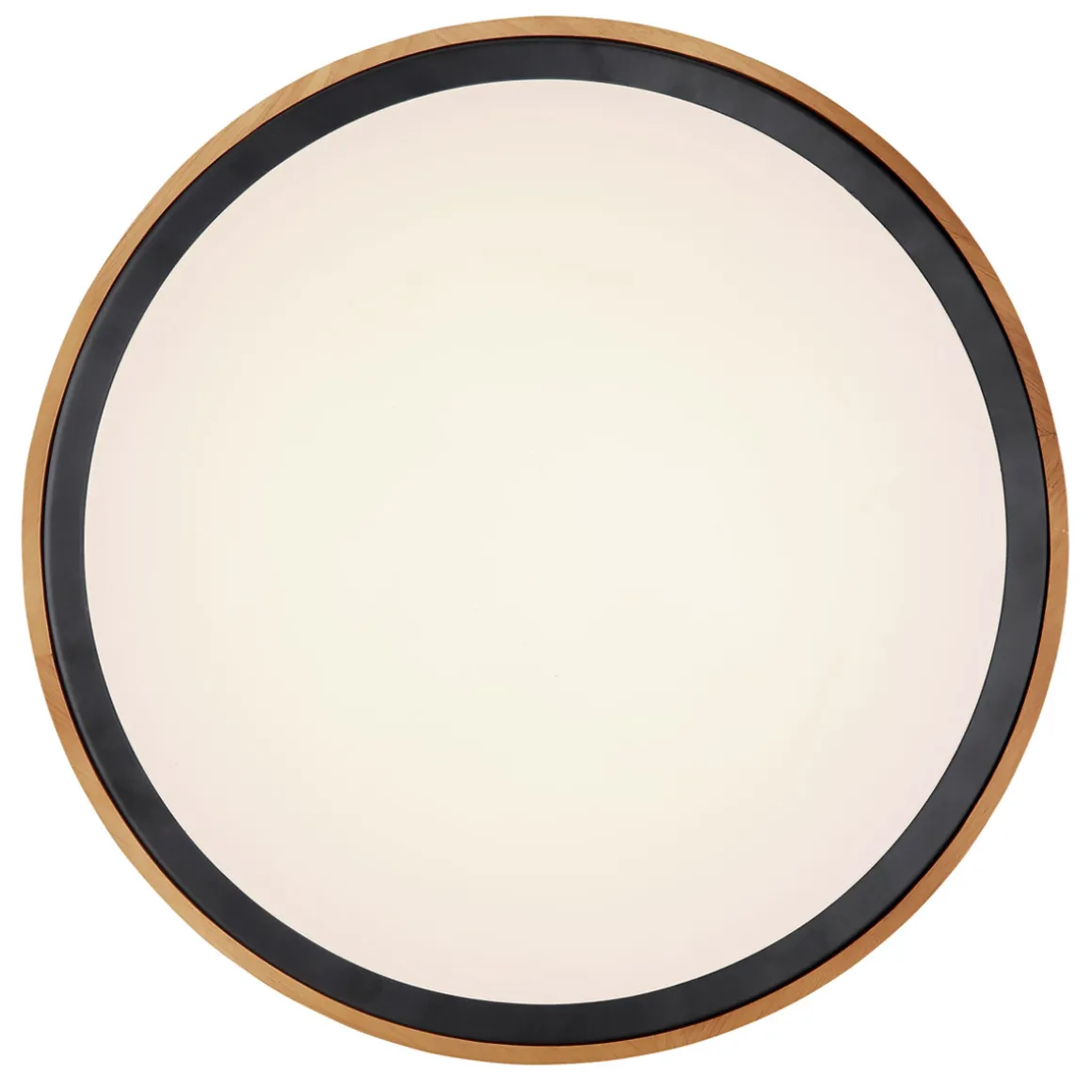 LED DL Bruno D43,7cm holz-schwarz24W 1000lm CCT3000/4500/6000K