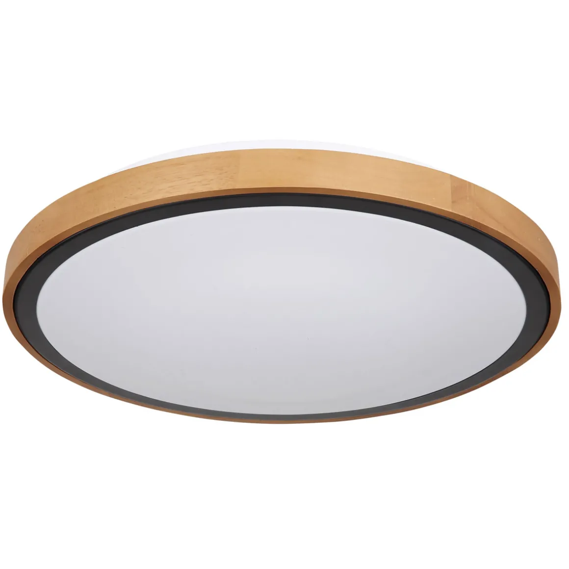 LED DL Bruno D43,7cm holz-schwarz24W 1000lm CCT3000/4500/6000K